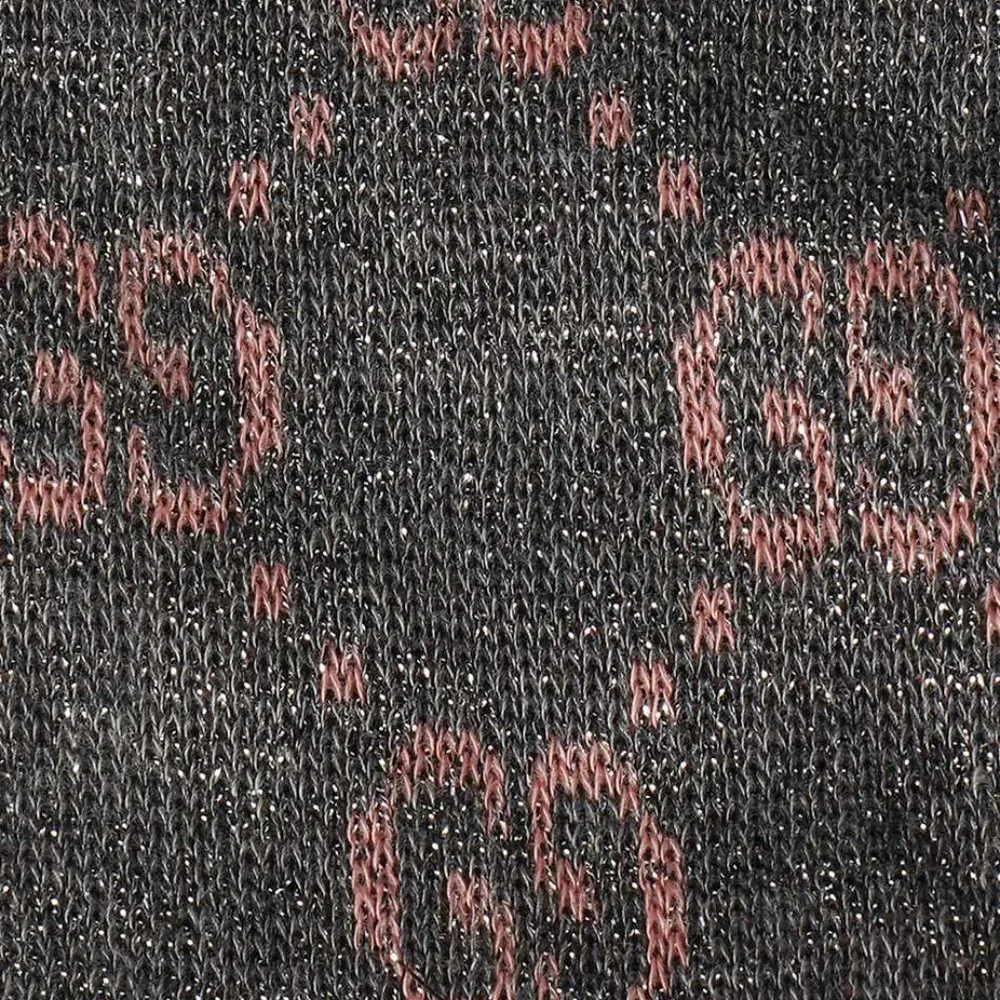 Gucci GG Socks in Silver with Pink Lamé GG NEW WITH TAGS - Picture 4 of 6
